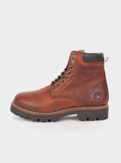 Men's American Bison Lace Up Extra Lightweight Boot Whiskey Color Style Haiker 2415