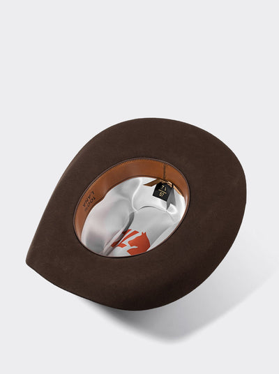 Sombrero Unisex Vaquero de Lana color Chocolate Siete Leguas Est. Texana