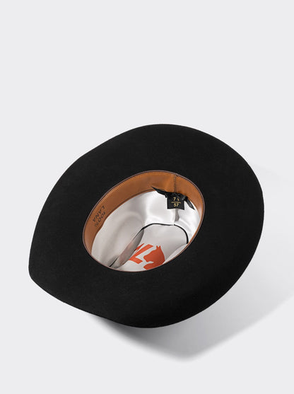 Sombrero Unisex Vaquero de Lana color Negro Siete Leguas Est. Texana