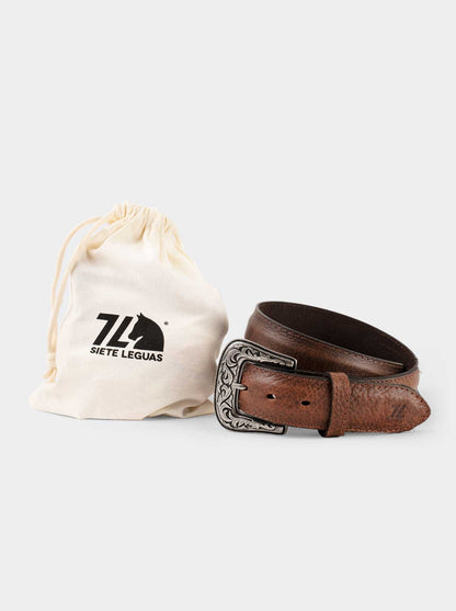Cinturón Vaquero Bisonte Dark Brown / Est. 13