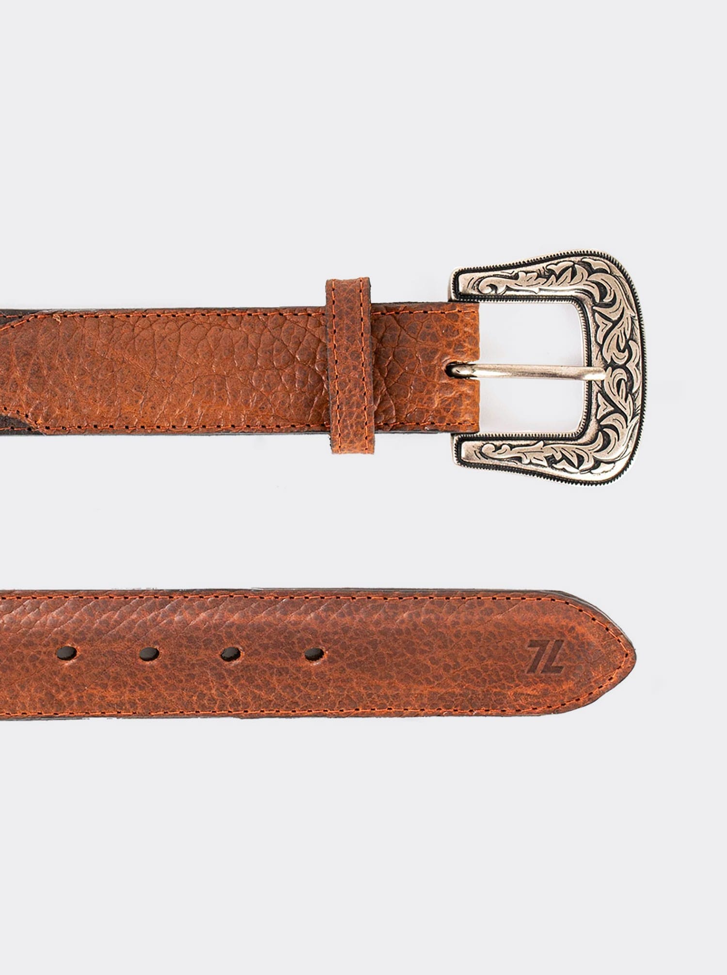 Cowboy Belt in Whiskey Bison Style 13