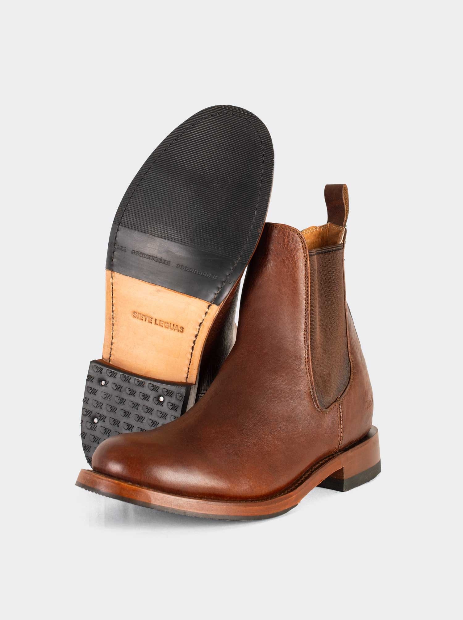 Botin Chelsea Antiderrapante Siete Leguas Paddock Whiskey Est. 6206