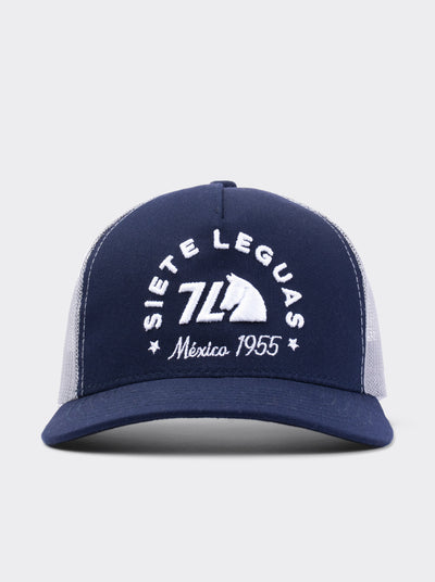 Siete Leguas Trucker Cap Mexico 1955 Blue