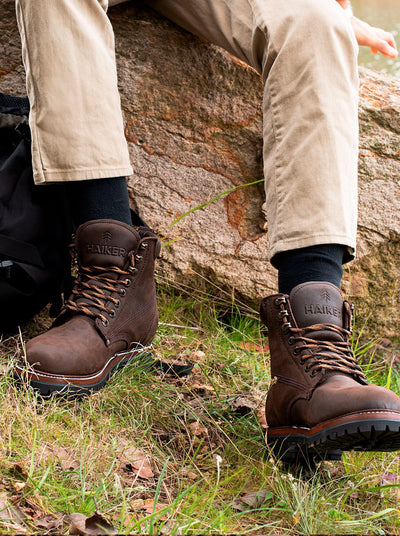 Haiker boot Lace Up Outdoor Crazy Horse Brown Style 2413