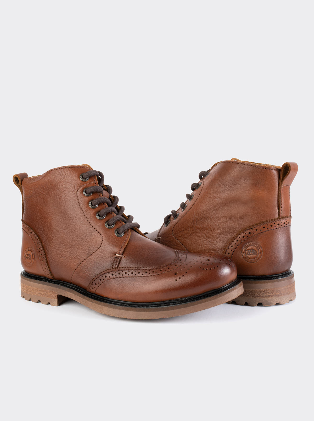 Wingtip Lace-Up Boot in Challenger Caoba Style 7001