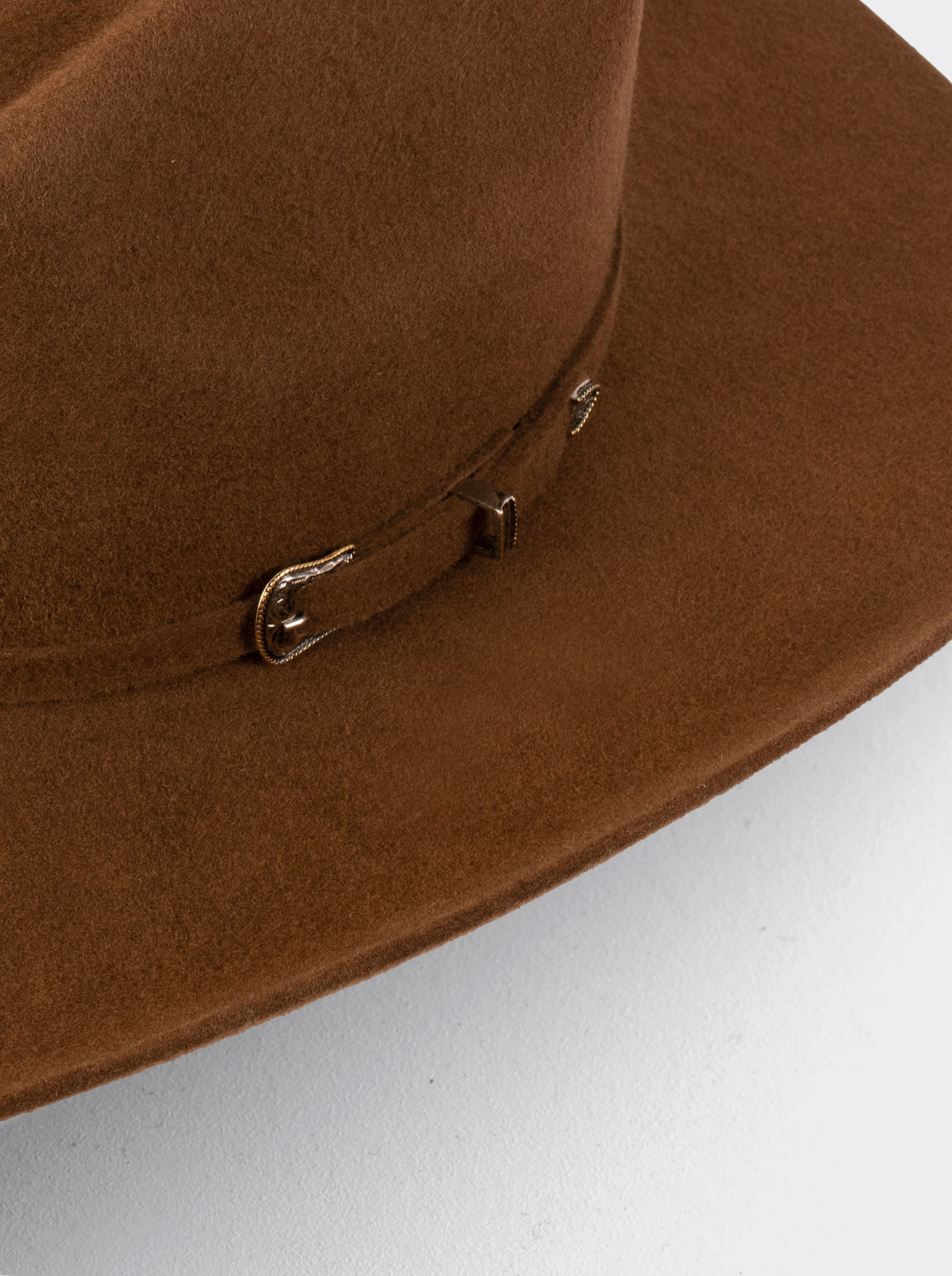 Sombrero Vaquero Unisex Estilo Texana 8 Segundos Lana Tabaco