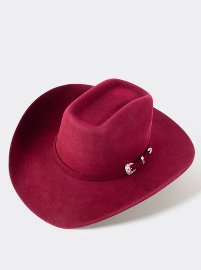 Texana Style Cowboy Hat in Chocolate Wool