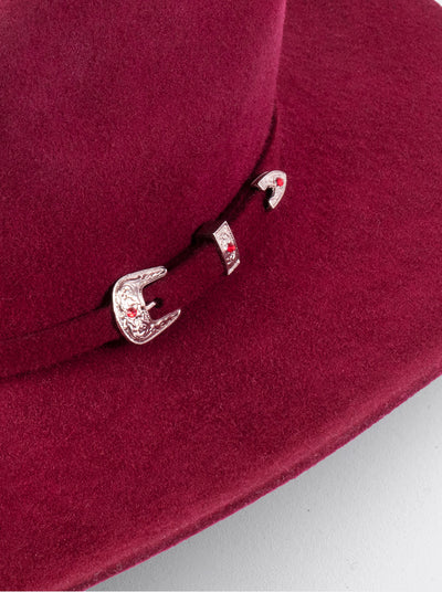 Texana Style Cowboy Hat in Chocolate Wool