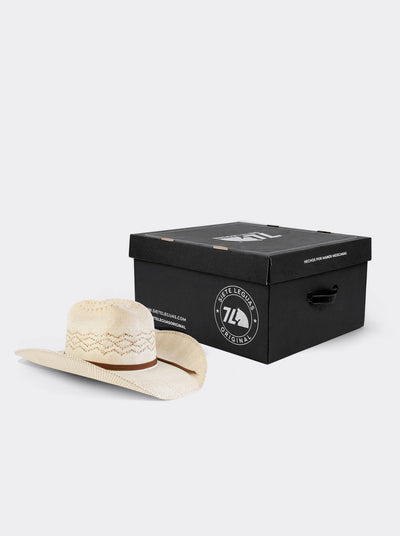 Unisex Cowboy Hat, Silverado Style with Feather, Master 1000X