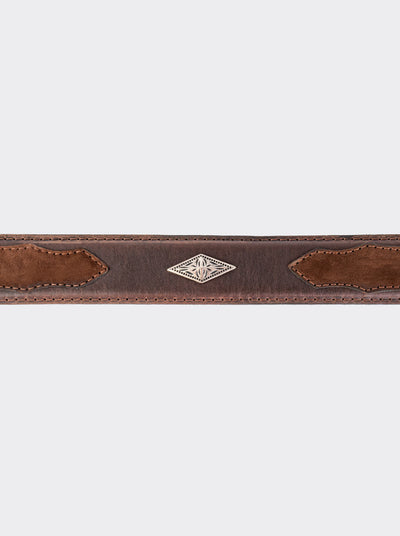 Thin Bull Fight Belt, Ochre, Style 12