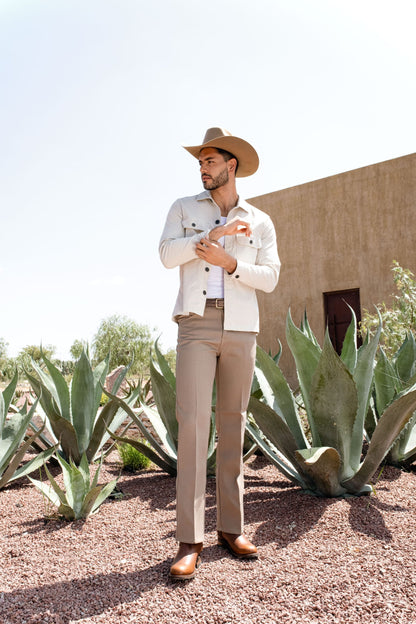 Sombrero Vaquero Unisex Estilo Texana 8 Segundos Lana Camel