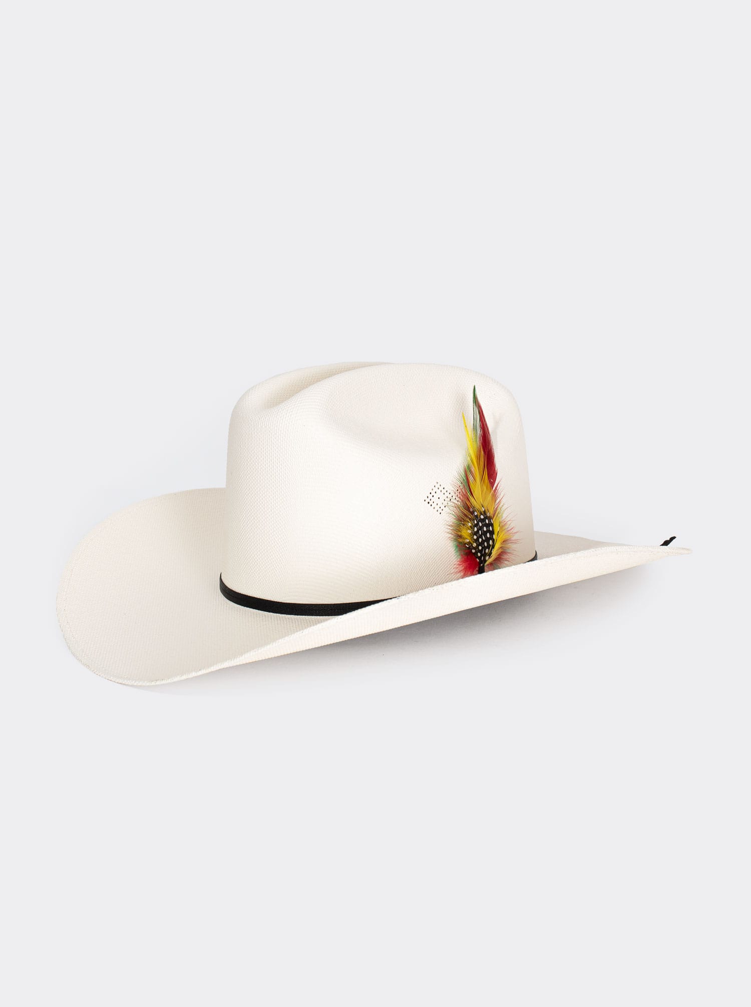 Sombrero Vaquero Unisex Estilo Silverado con Pluma Telar Master 1000X