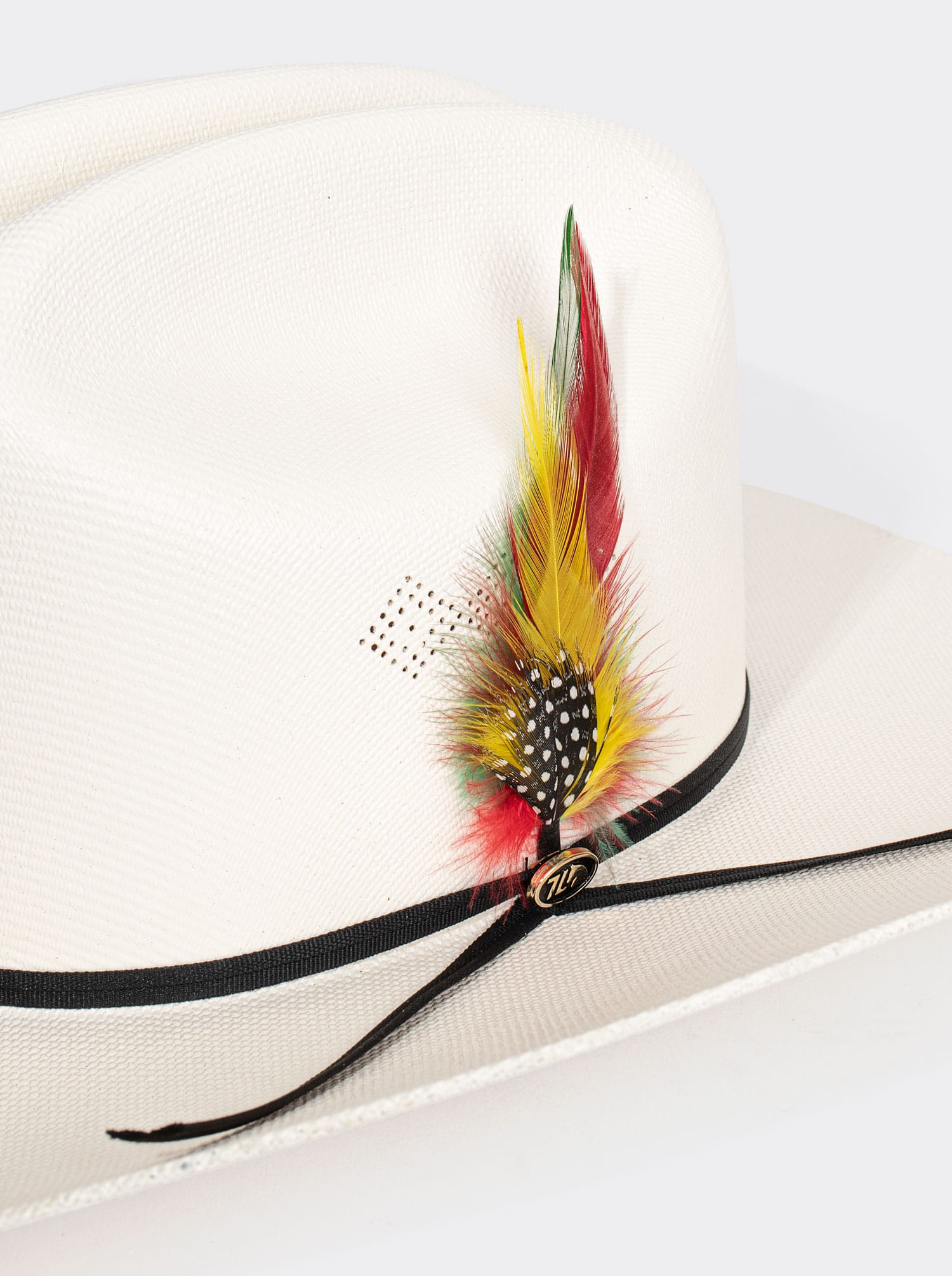 Sombrero Vaquero Unisex Estilo Silverado con Pluma Telar Master 1000X