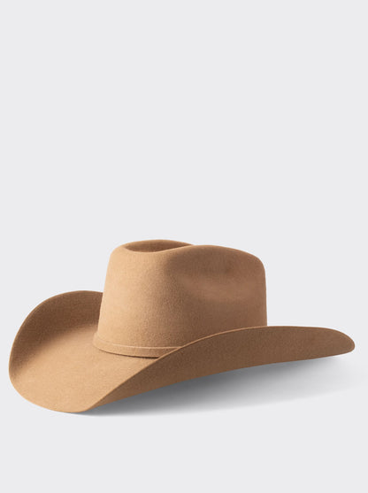 Sombrero Vaquero Unisex Estilo Texana 8 Segundos Lana Camel