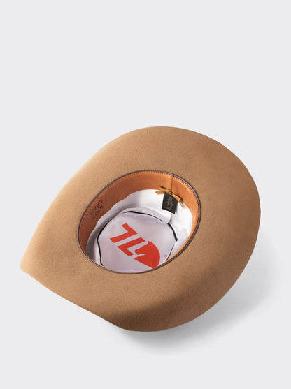 Sombrero Vaquero Unisex Estilo Texana 8 Segundos Lana Camel