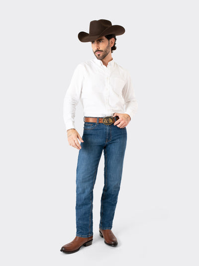 7L FLEX Regular Cut Denim Jeans Smooth Indigo