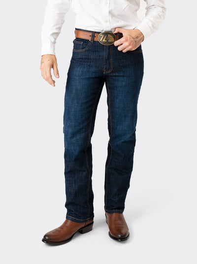 Pantalon Vaquero 7L CONFORT Corte Bota (boot cut) Indigo Suavizado