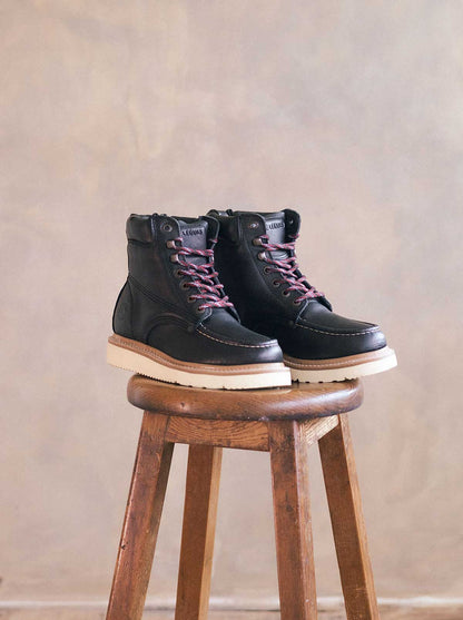 Bota Haiker Ligera de Uso Rudo Montana Negro Estilo 2333