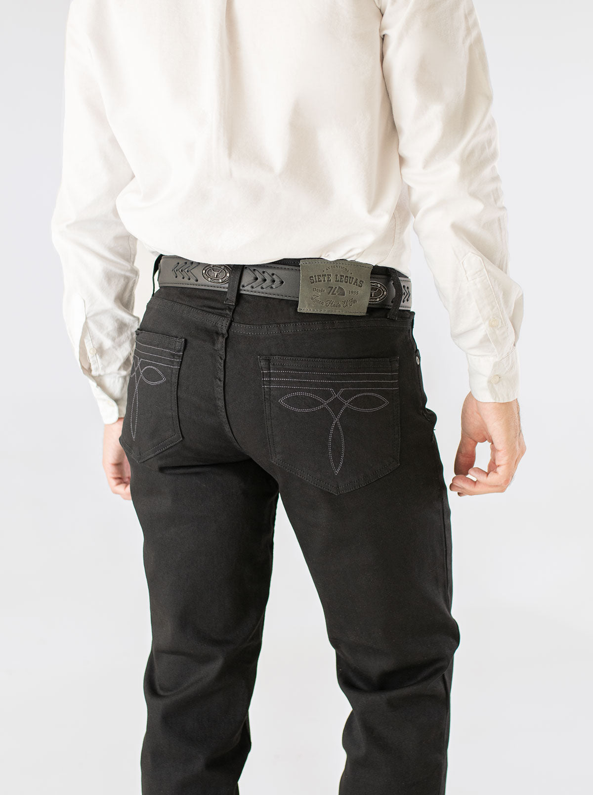 7L FLEX Regular Cut Denim Jeans Black