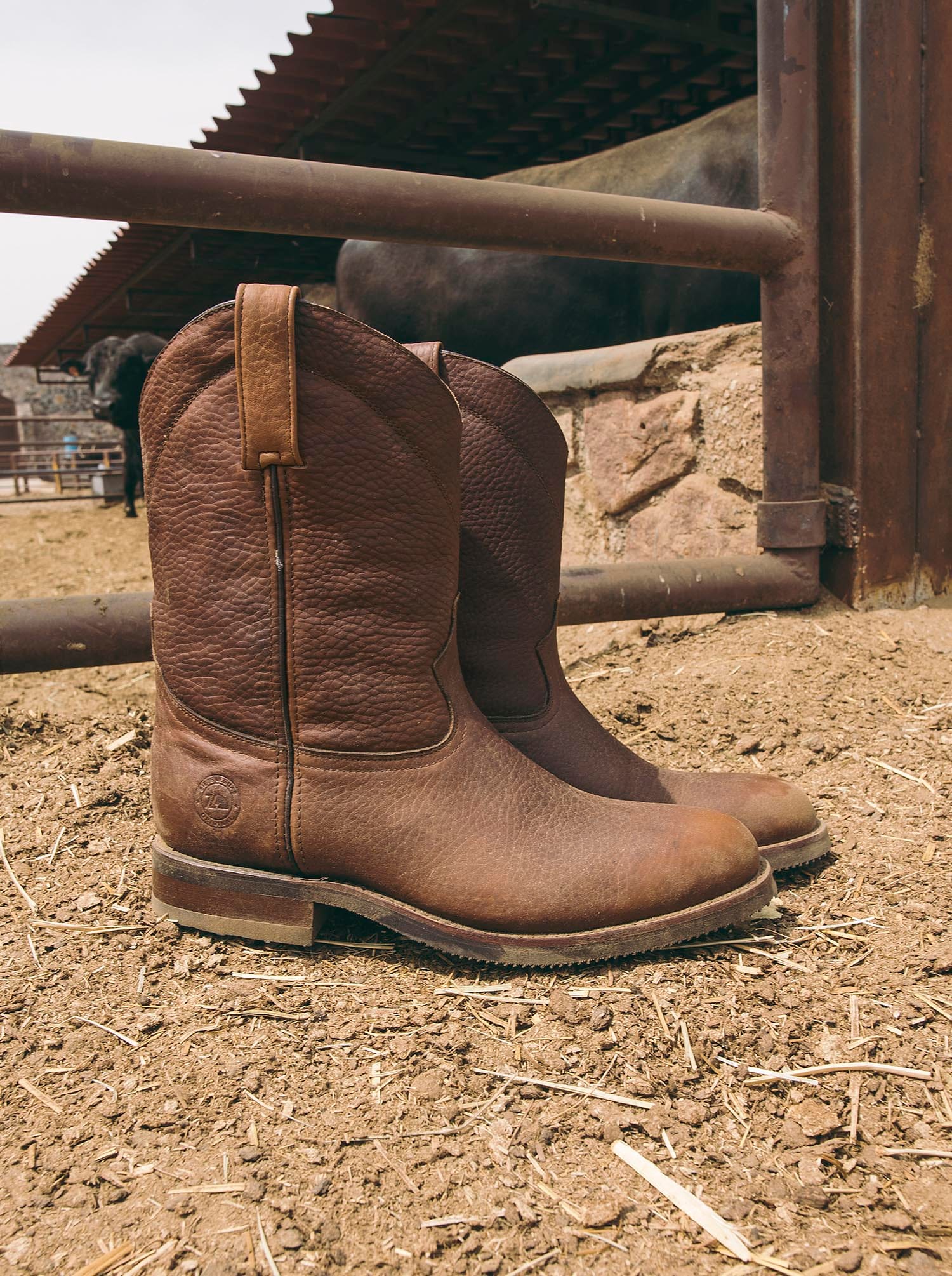 Bota Roper con Suela Antiderrapante Bull Fight Ocre Estilo 1000