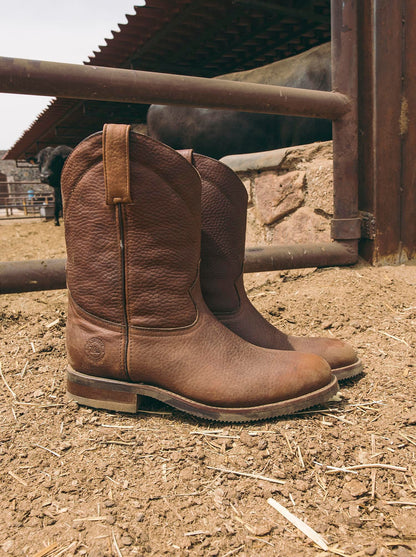 Bota Roper con Suela Antiderrapante Bull Fight Ocre Estilo 1000